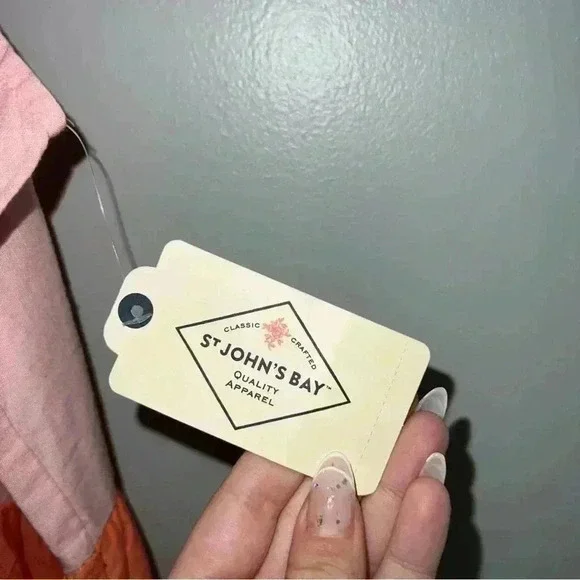 St. John’s Bay Warm Colorblock Linen Sundress, size XL - Picture 4 of 8